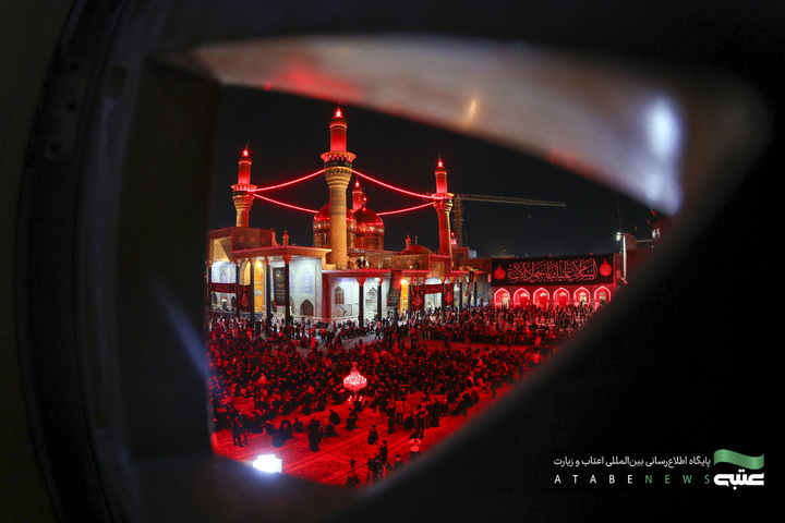 سیاهپوشی کاظمین در عزای امام جواد علیه السلام