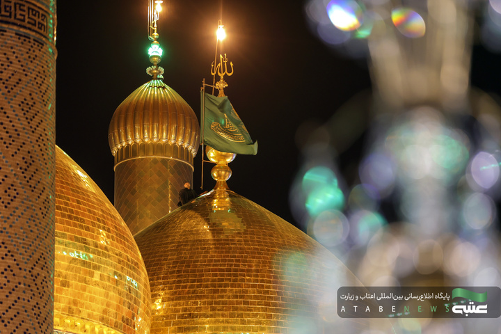 سیاهپوشی کاظمین در عزای امام جواد علیه السلام