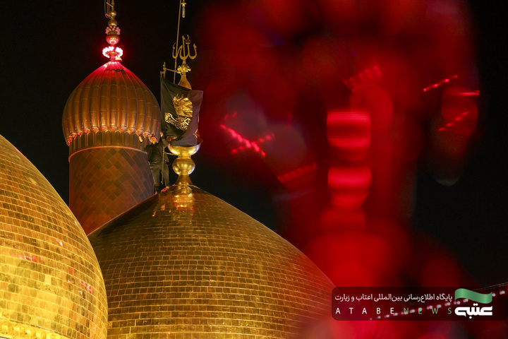 سیاهپوشی کاظمین در عزای امام جواد علیه السلام