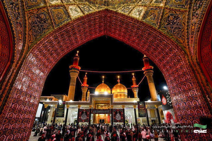سیاهپوشی کاظمین در عزای امام جواد علیه السلام