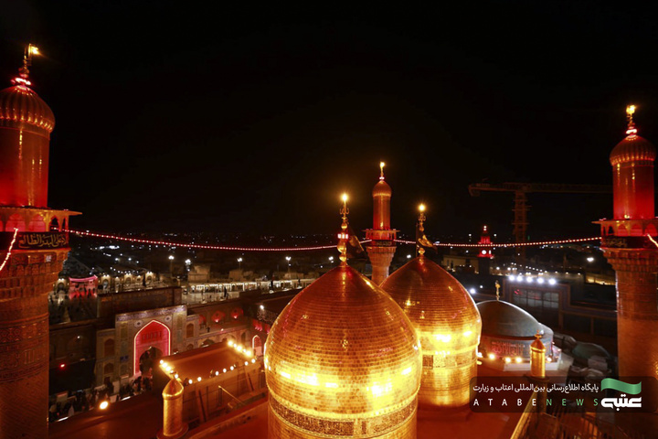 سیاهپوشی کاظمین در عزای امام جواد علیه السلام