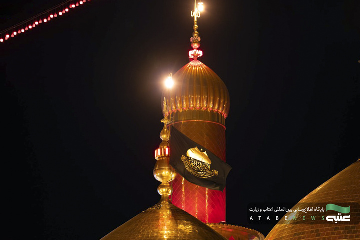 سیاهپوشی کاظمین در عزای امام جواد علیه السلام
