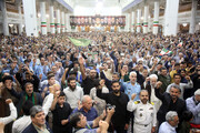 اربعین شهادت سپهبد موسوی در حرم حضرت معصومه (س)