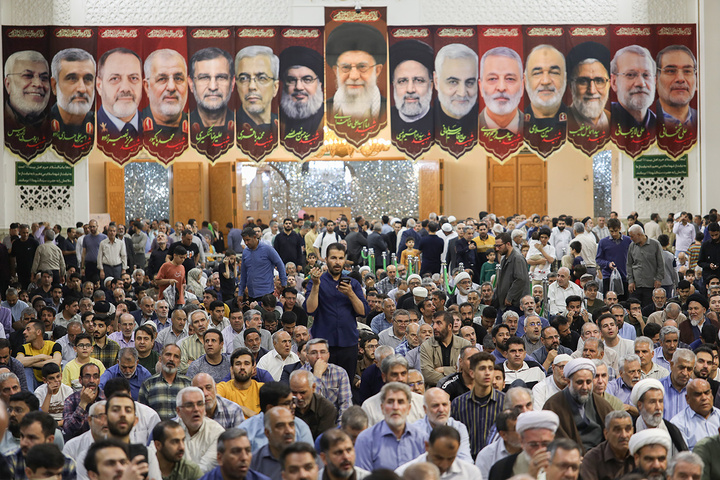 بزرگداشت چهلمین روز شهادت امیر موسوی در حرم بانوی کرامت