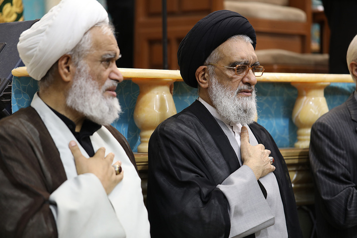 بزرگداشت چهلمین روز شهادت امیر موسوی در حرم بانوی کرامت