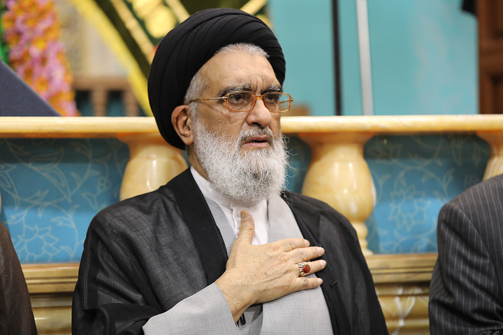 بزرگداشت چهلمین روز شهادت امیر موسوی در حرم بانوی کرامت