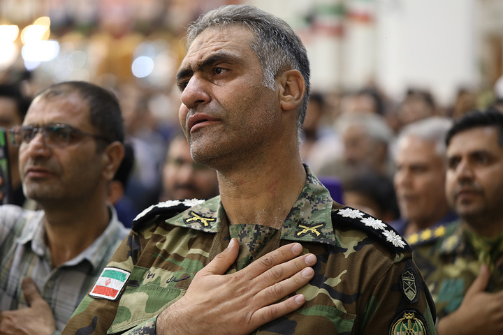 بزرگداشت چهلمین روز شهادت امیر موسوی در حرم بانوی کرامت