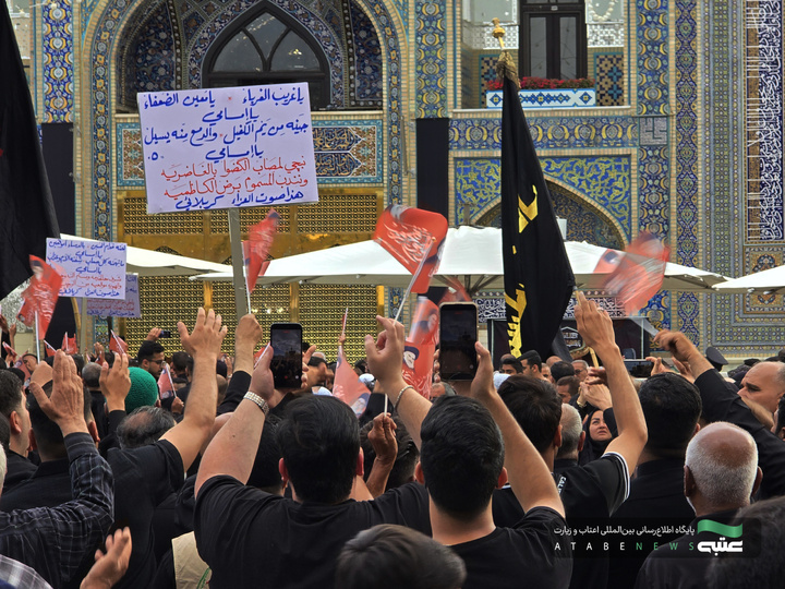 عزاداری کربلایی ها در مشهد