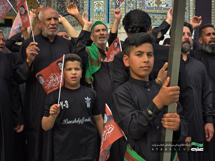 عزاداری کربلایی ها در مشهد