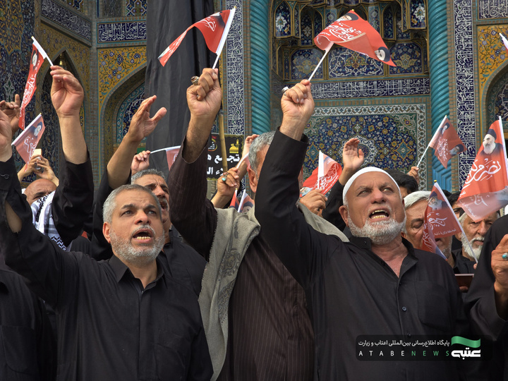 عزاداری کربلایی ها در مشهد