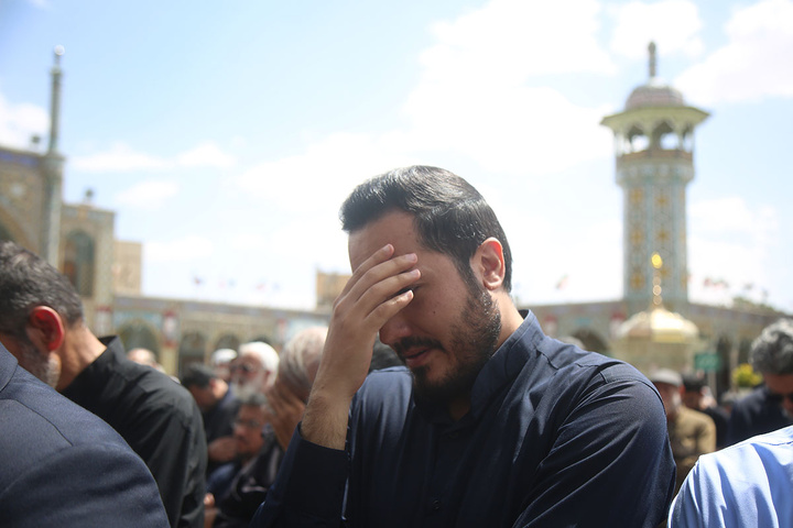 دسته عزای خادمان و زائران حرم مطهر حضرت فاطمه معصومه(س) در سوگ امام نهم
