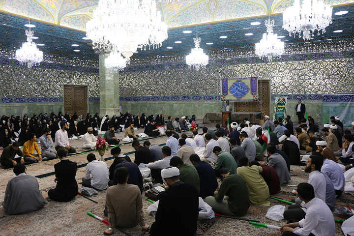 جشن ازدواج ۲۰۰ زوج طلبه در حرم حضرت فاطمه معصومه(س)