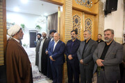 بزرگداشت شهید آیت‌الله رئیسی و شهدای خدمت در حرم بانوی کرامت