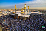 اقامه نماز عید قربان در حرم مطهر کاظمین(ع)