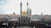 حال و هوای عرفه در حرم مطهر بانوی کرامت