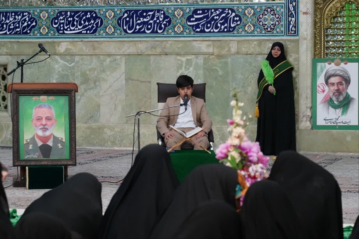 «عهد خواهری» ۵۰۰ بانوی قمی در حرم بانوی کرامت