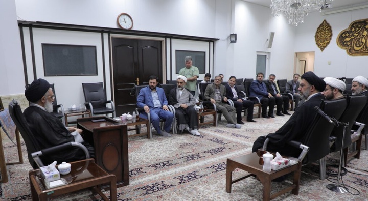 دیدار معاون توسعه و فنی صداوسیما با تولیت آستان بانوی کرامت