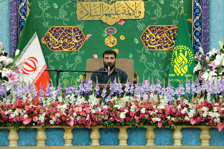 جشن شام عید سعید غدیر خم در حرم بانوی کرامت
