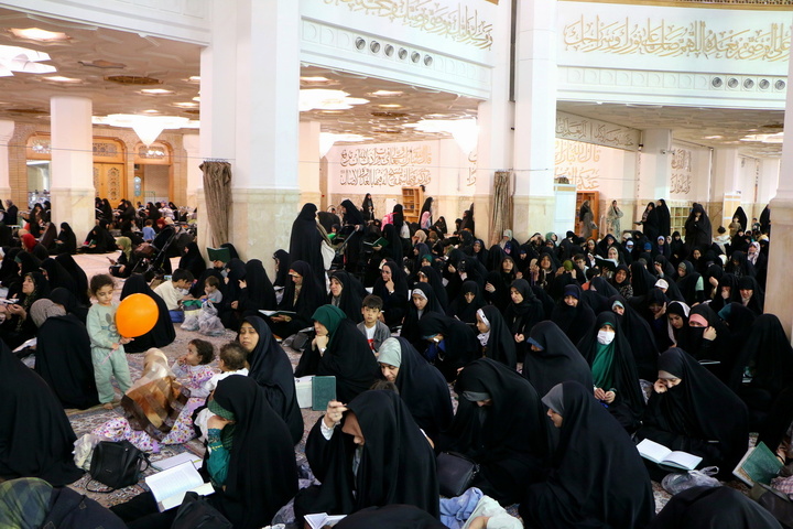 جشن شام عید سعید غدیر خم در حرم بانوی کرامت