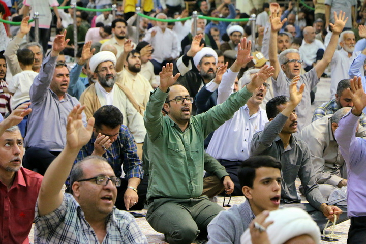 جشن شام عید سعید غدیر خم در حرم بانوی کرامت