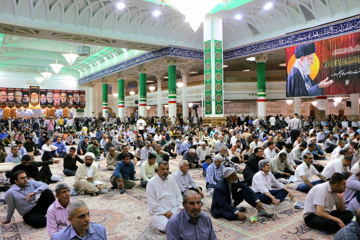 جشن شام عید سعید غدیر خم در حرم بانوی کرامت