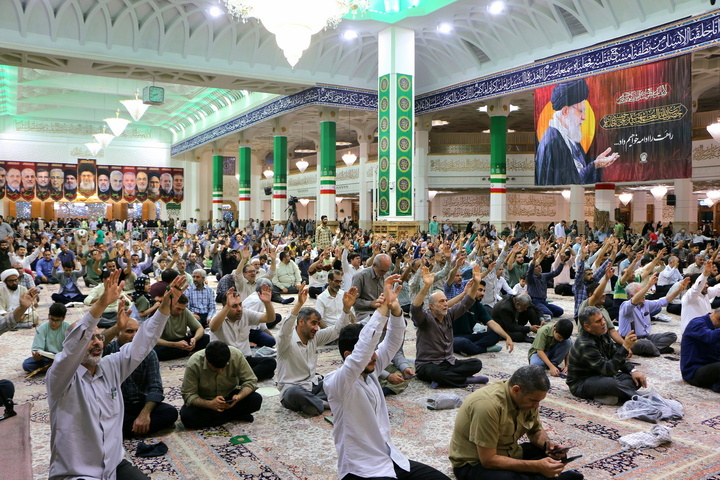 جشن شام عید سعید غدیر خم در حرم بانوی کرامت