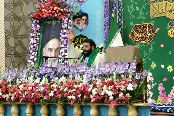جشن شام عید سعید غدیر خم در حرم بانوی کرامت