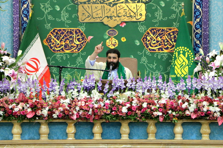 جشن شام عید سعید غدیر خم در حرم بانوی کرامت