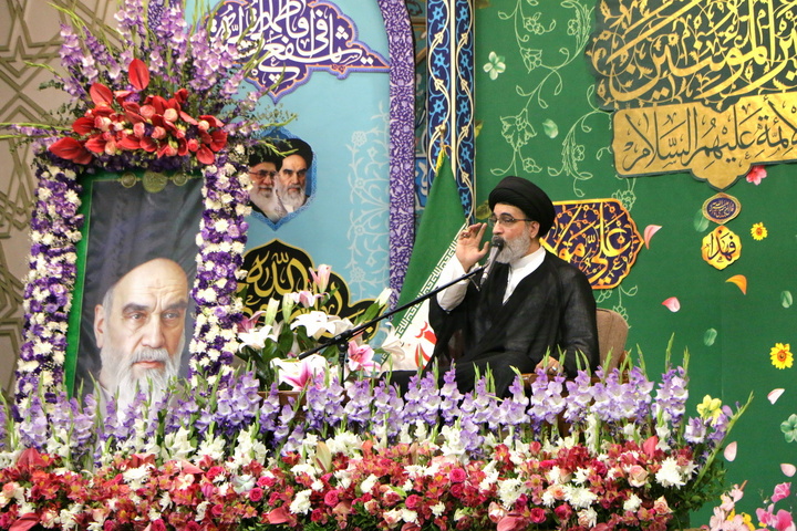 جشن شام عید سعید غدیر خم در حرم بانوی کرامت