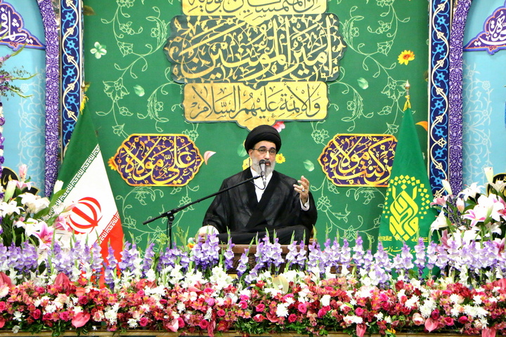 جشن شام عید سعید غدیر خم در حرم بانوی کرامت
