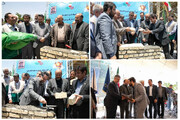 خشت‌گذاری نخستین مدرسه از طرح «شجره طیبه» در خمین