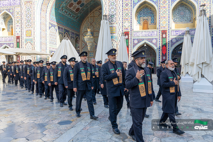 آیین صلا در حرم مطهر رضوی