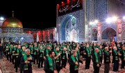 حضور در حسینیه حرم رضوی؛ موهبتی الهی برای هیئت خدام الرضا (ع) نهاوند بود