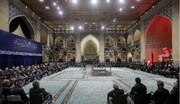 ستون‌های لرزان، اما استوارِ اخلاص؛ روایتی از عرض ارادت پیرغلامان حسینی در حریم رضوی