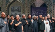 عزاداری پرشور زائران عرب زبان همزمان با تاسوعای حسینی