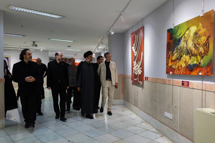 نمایشگاه نقاشی‌خط و خوشنویسی رستخیز عظیم در موزه رضوی گشایش یافت