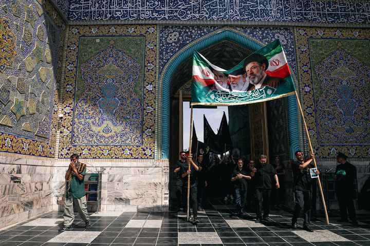 عزاداری روز تاسوعای حسینی در حرم مطهر رضوی