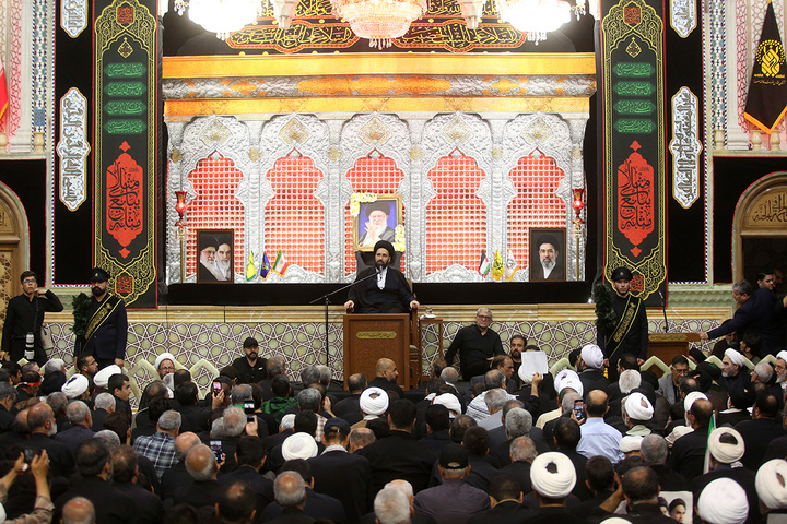 بزرگداشت حضرت آیت الله العظمی امام خامنه‌ای شهید در حرم حضرت معصومه (س)
