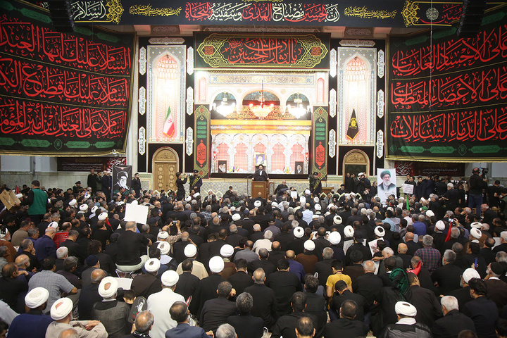بزرگداشت حضرت آیت الله العظمی امام خامنه‌ای شهید در حرم حضرت معصومه (س)