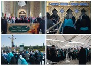 تشرف زائران جمهوری آذربایجان و ترکیه به حرم مطهر رضوی