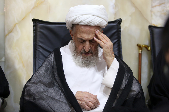 بزرگداشت رهبر شهید از سوی آیت‌الله سبحانی در حرم بانوی کرامت