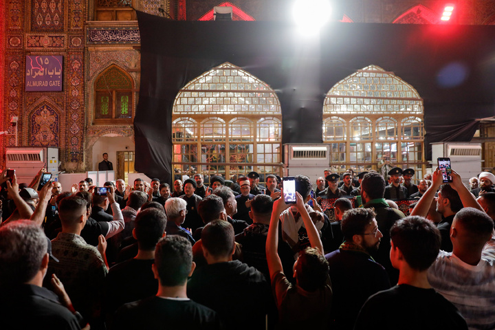تشرف کاروان خدام حرم امام رضا علیه‌السلام به حرم امامین کاظمین