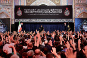مراسم عزاداری دهه آخر ماه صفر در رواق امام خمینی (ره) حرم مطهر رضوی