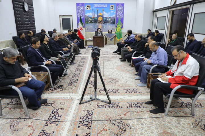دیدار مسئولان و دست‌اندرکاران موکب حرم مطهر بانوی کرامت در عراق