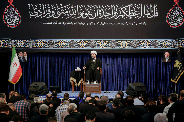 مراسم عزاداری دهه آخر ماه صفر در رواق امام خمینی (ره) حرم مطهر رضوی