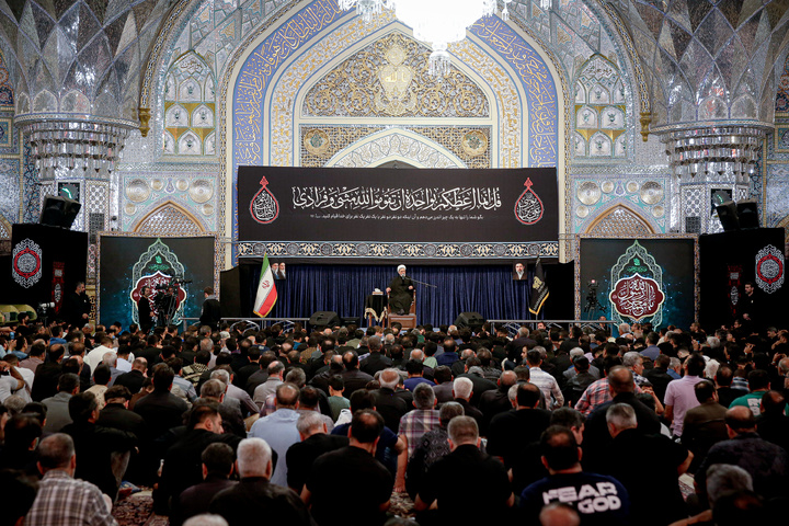 مراسم عزاداری دهه آخر ماه صفر در رواق امام خمینی (ره) حرم مطهر رضوی