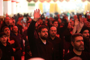 عزاداری زائران حرم بانوی کرامت در سوگ پیامبر اکرم(ص) و امام حسن مجتبی(ع)