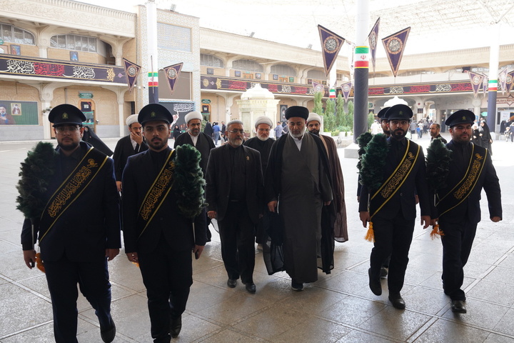 اعلام آمادگی گروه تبلیغی اعتاب مقدس عراق برای همکاری با آستان مقدس فاطمی