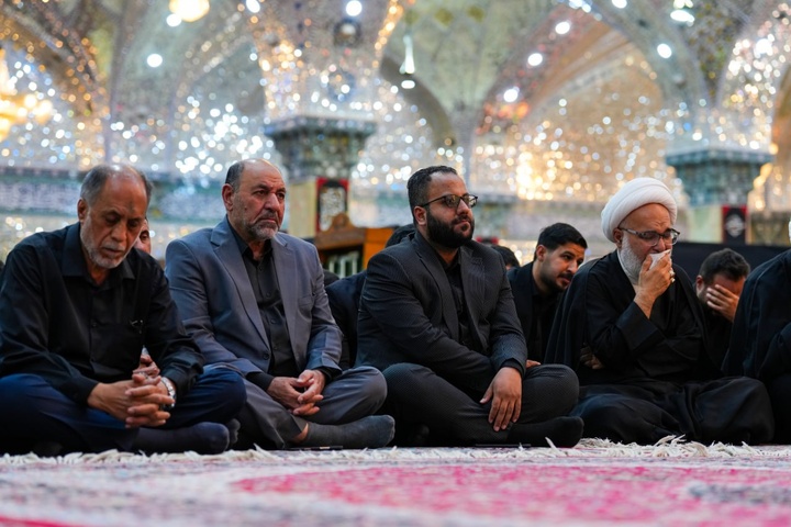 حال و هوای حرم مطهر امامین عسکریین(ع) در سالروز شهادت پیامبر اکرم(ص)