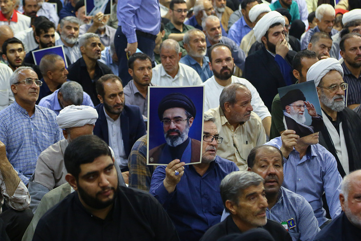 اربعین آقای شهید ایران در حرم بانوی کرامت